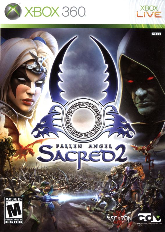 Sacred 2: Fallen Angel box art for Xbox 360